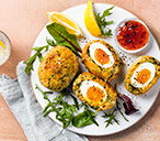 Sweet Potato And Spinach Scotch Eggs Recipe | Picnic Recipes | Tesco Real Food